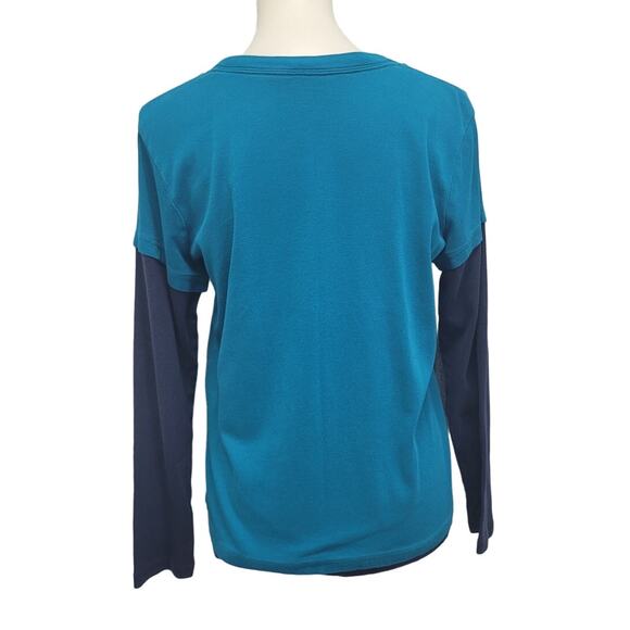 SJB Active Womens Petite Large 100% Cotton Long Sleeve Crew Neck Tee Shirt - Picture 4 of 5